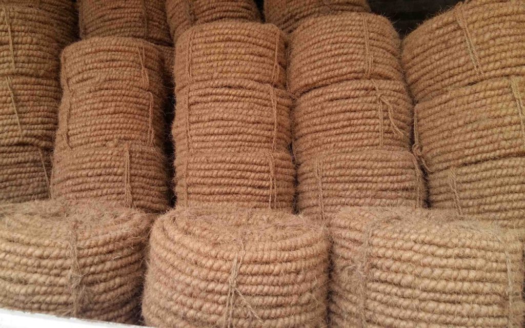 Machined Twisted Fiberfmt Coir Rope A Coir Production By Colombo Quality Products